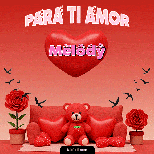 GIF de Melody - Para tí amor