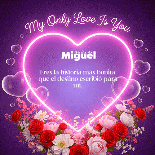 GIF de Miguel - My Only Love