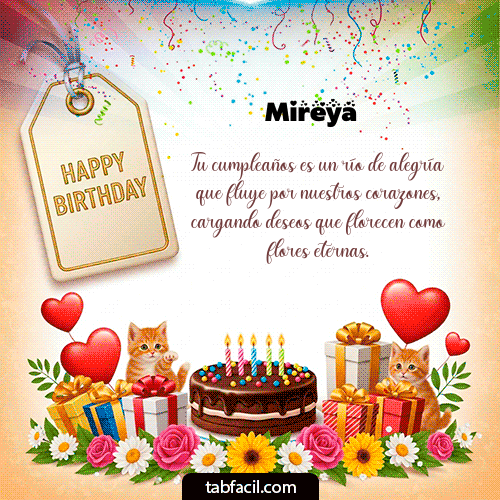 Feliz Cumpleaños Mireya GIF