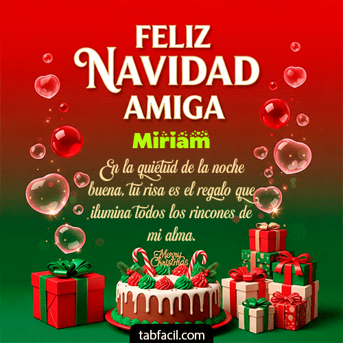 Ver GIF de Feliz Navidad Amiga GIF de Miriam - Feliz Navidad Amiga
