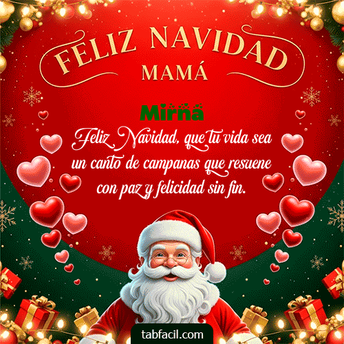 Feliz Navidad Mirna GIF