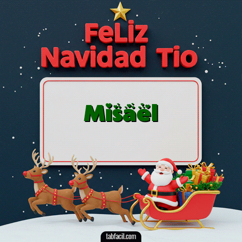 Feliz Navidad Misael GIF