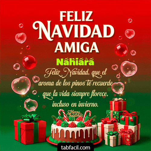 Ver GIF de Feliz Navidad Amiga GIF de Nahiara - Feliz Navidad Amiga