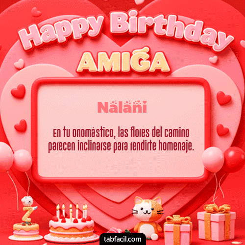 GIF de Nalani - 🍰 Happy BirthDay Amiga