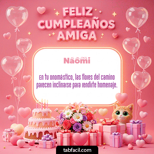 Feliz Cumpleaños Naomi GIF