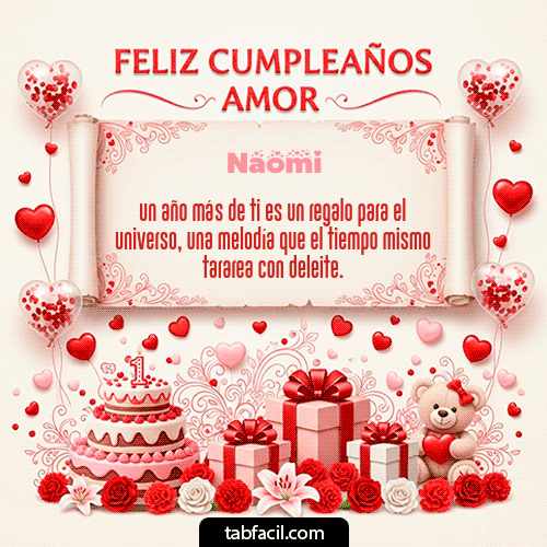 Feliz Cumpleaños Naomi GIF