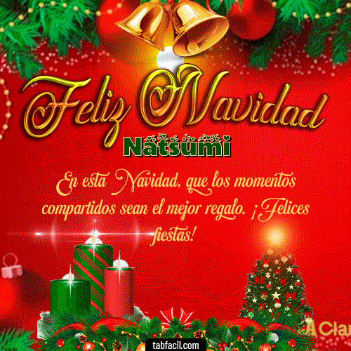 GIF de Natsumi - Feliz Navidad