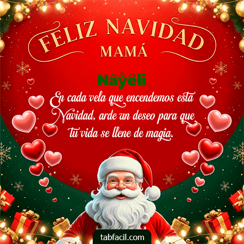 Ver GIF de Feliz Navidad Mamá GIF de Nayeli - Feliz Navidad Mamá