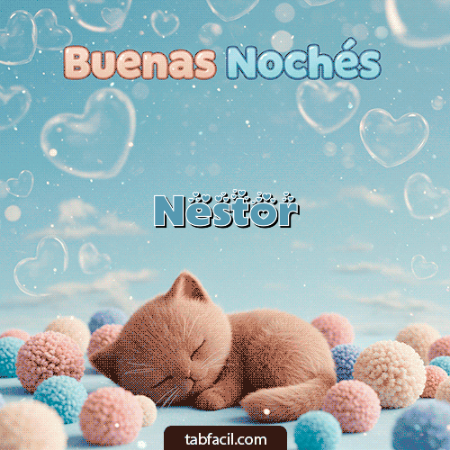 GIF de Nestor - Good Night gatuno