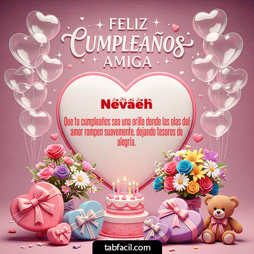 Feliz Cumpleaños Nevaeh GIF