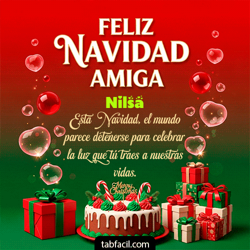 Feliz Navidad Nilsa GIF