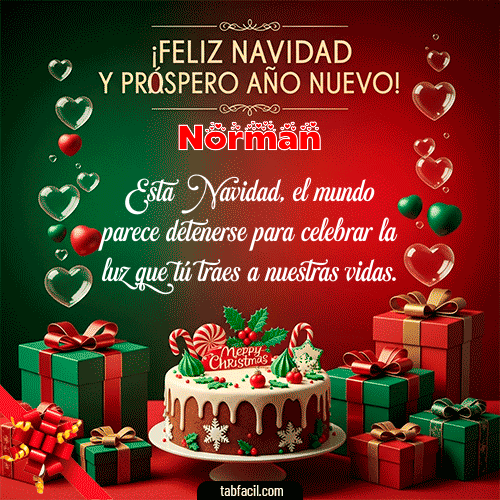 Feliz Navidad Norman GIF
