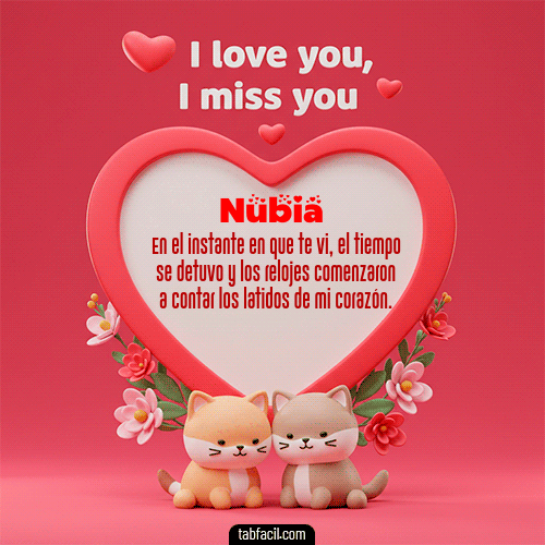 Feliz Dia Amor Nubia GIF