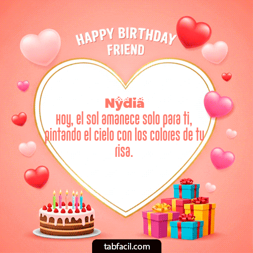 Feliz Cumpleaños Nydia GIF