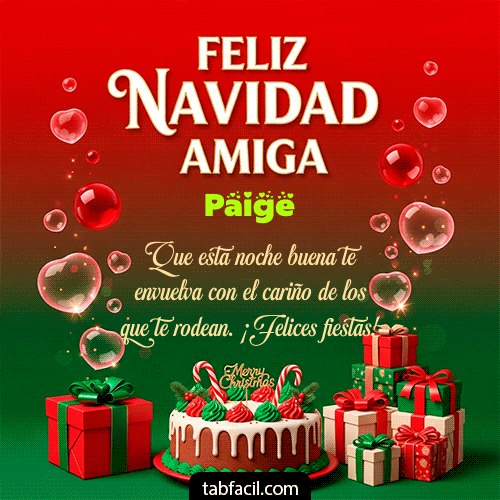GIF de Paige - Feliz Navidad Amiga