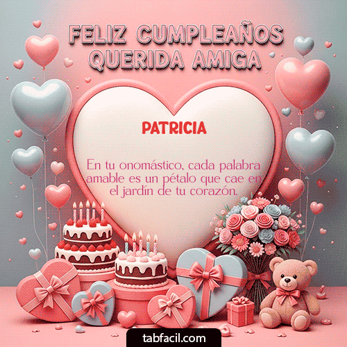 Feliz Cumpleaños Patricia GIF