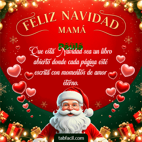 Feliz Navidad Paula GIF