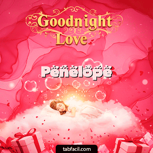 GIF de Penelope - Buenas Noches Angel Luna 3D