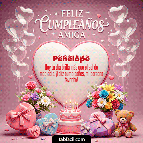 Feliz Cumpleaños Penelope GIF