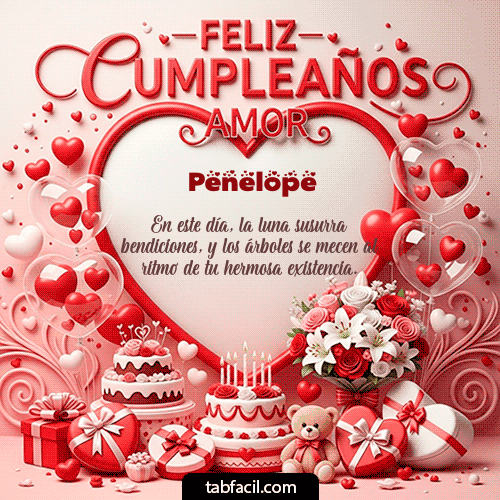 Feliz Cumpleaños Penelope GIF