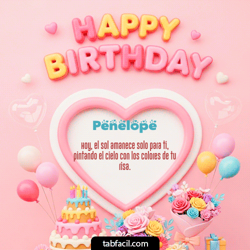 Feliz Cumpleaños Penelope GIF