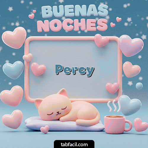 GIF de Percy - Luna estrellas de buenas noches