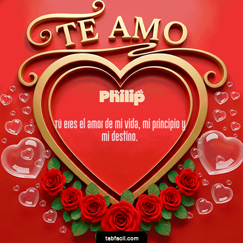 GIF de Philip - Te Amo