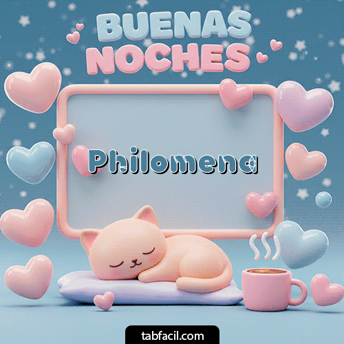 GIF de Philomena - Luna estrellas de buenas noches