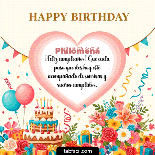 Feliz Cumpleaños Philomena GIF