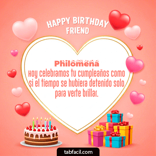 Feliz Cumpleaños Philomena GIF