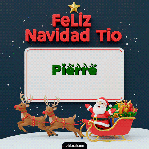 Feliz Navidad Pierre GIF