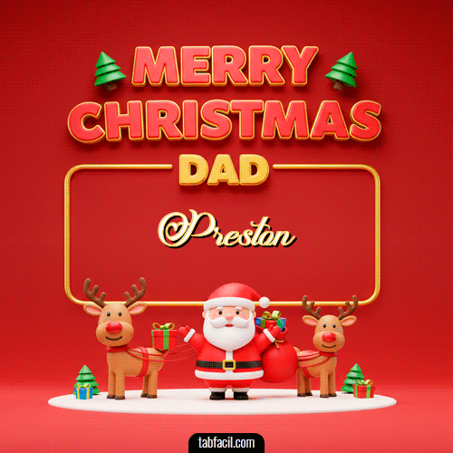 Feliz Navidad Preston GIF