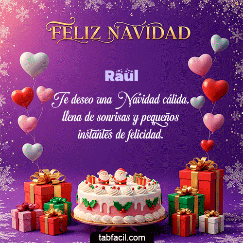 Feliz Navidad Raul GIF