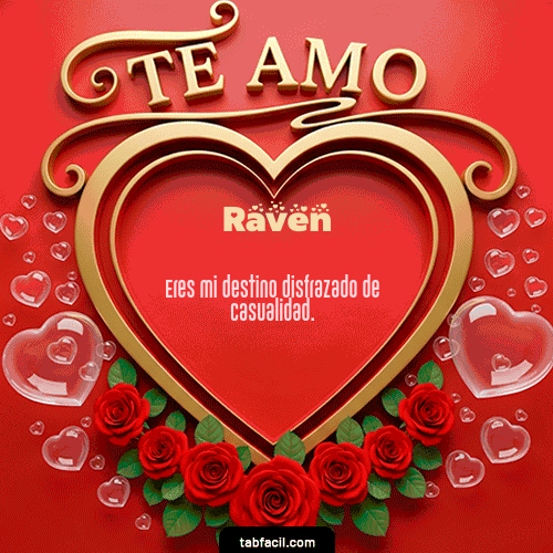 GIF de Raven - Te Amo