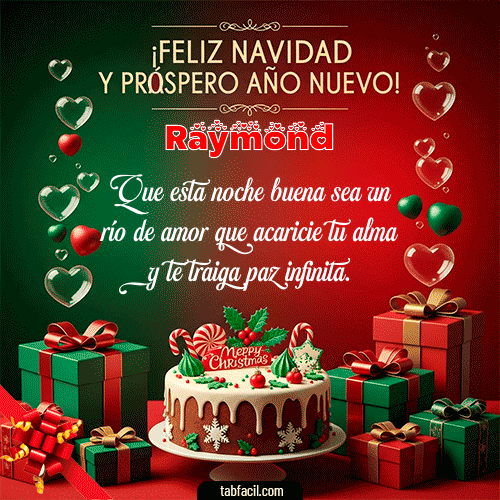 GIF de Raymond - Feliz Navidad y Próspero Año Nuevo
