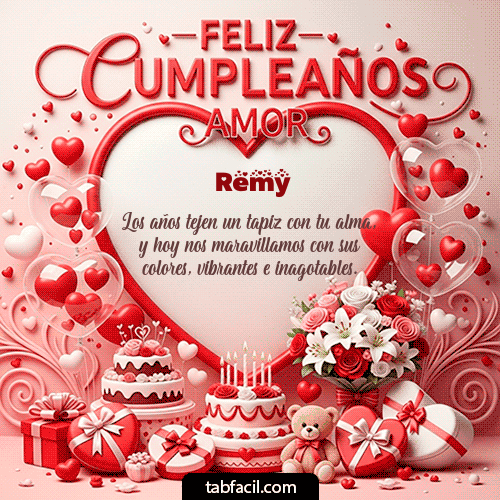 Feliz Cumpleaños Remy GIF