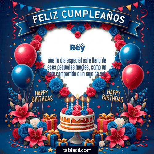 GIF Animado de Feliz Cumpleaños para Rey - Feliz Cumpleaños Amigo