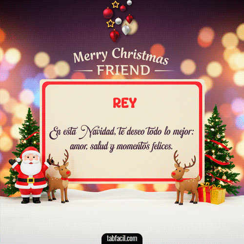 Feliz Navidad Rey GIF