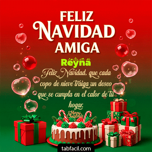 GIF de Reyna - Feliz Navidad Amiga
