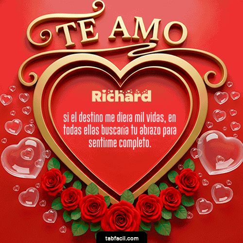 GIF de Richard - Te Amo