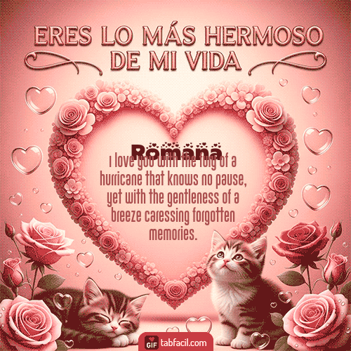 Feliz Dia Amor Romana GIF