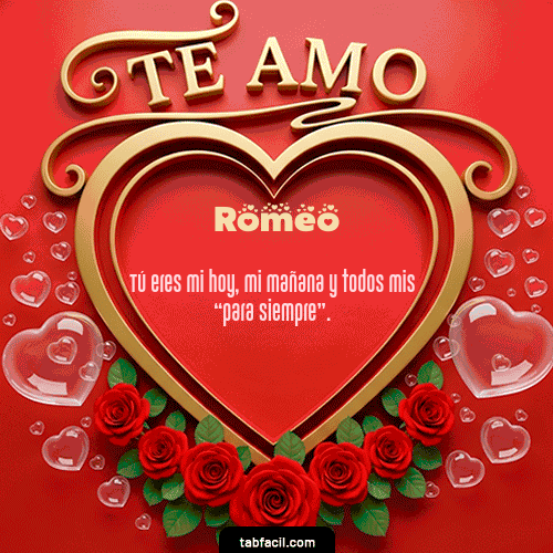 Feliz Dia Amor Romeo GIF
