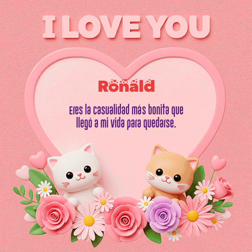 GIF de Ronald - Te Amo!!!