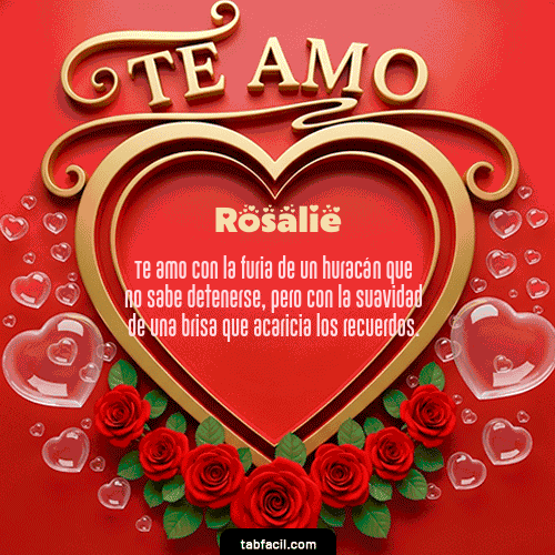 GIF de Rosalie - Te Amo