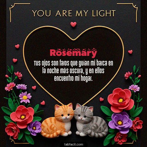 GIF de Rosemary - Tú eres mi luz
