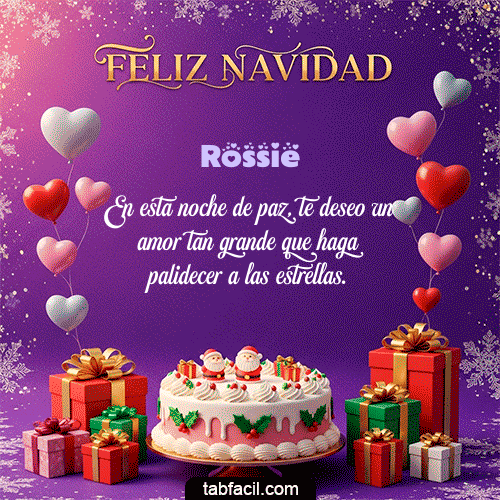 Feliz Navidad Rossie GIF