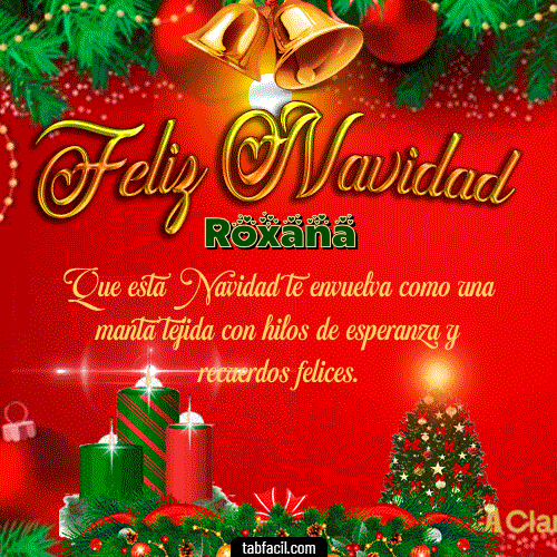 GIF de Roxana - Feliz Navidad