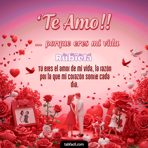 Feliz Dia Amor Rubiela GIF