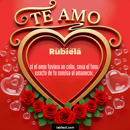 Feliz Dia Amor Rubiela GIF