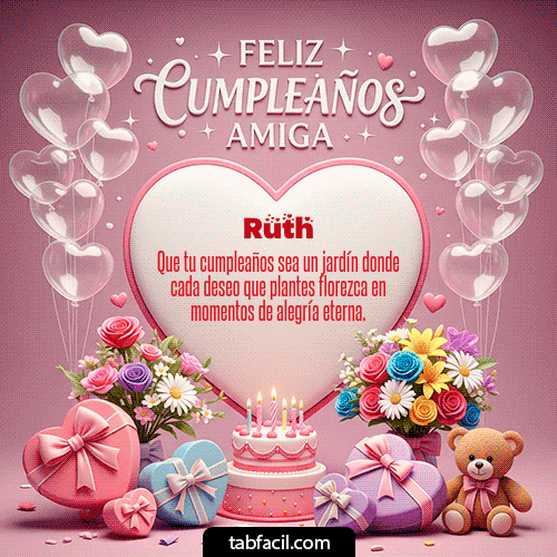 Feliz Cumpleaños Ruth GIF